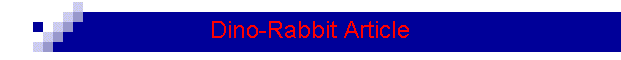 Dino-Rabbit Article
