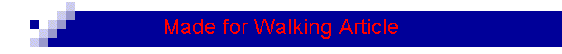 Made for Walking Article