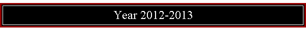 Year 2012-2013