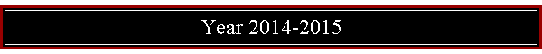 Year 2014-2015