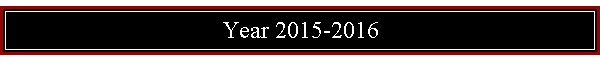 Year 2015-2016